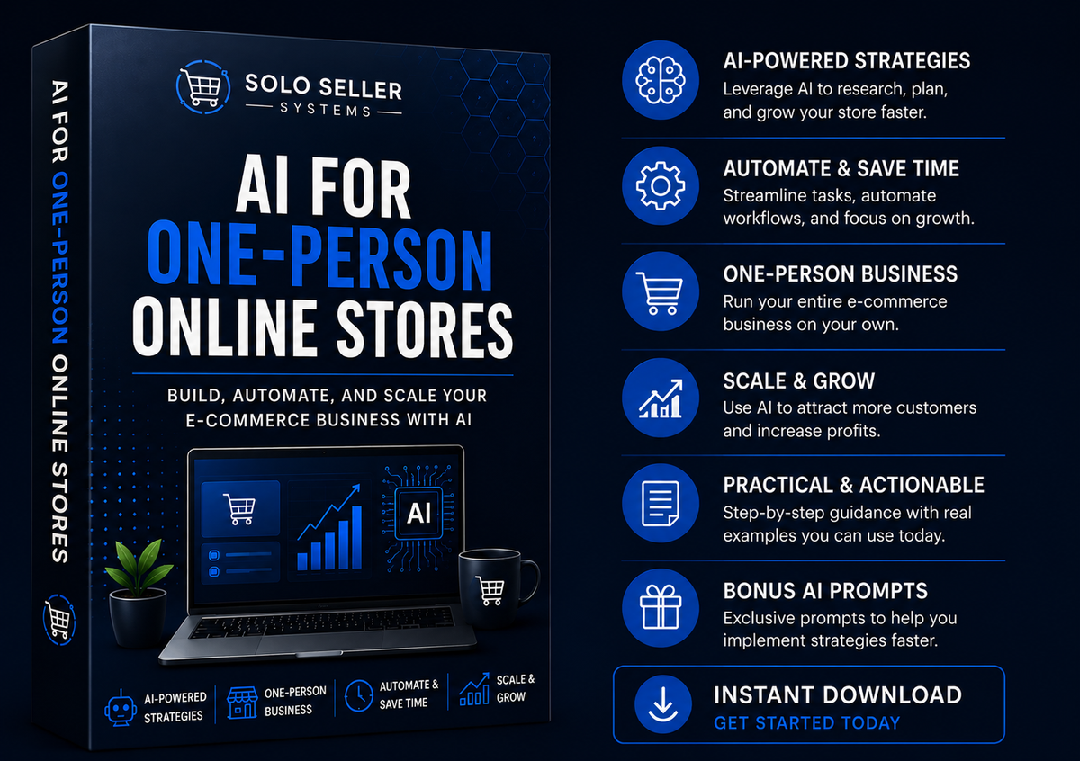 AI for One-Person Online Stores